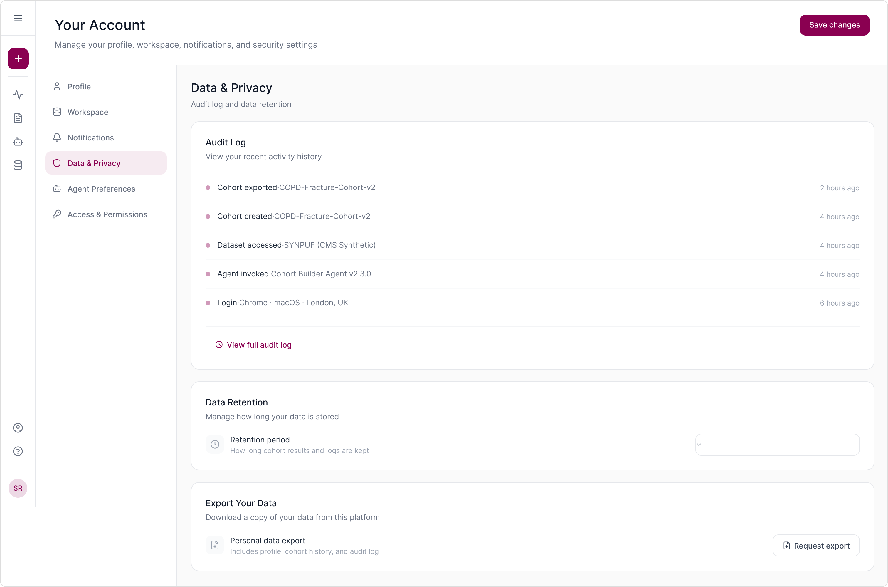 Clinical Trial Design Platform, AstraZeneca — screen 25